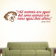 Some Animals Equal Wall Decal