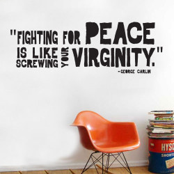 Fighting For Peace Wall Decal