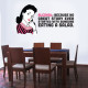 Alcohol Story Salad Wall Decal