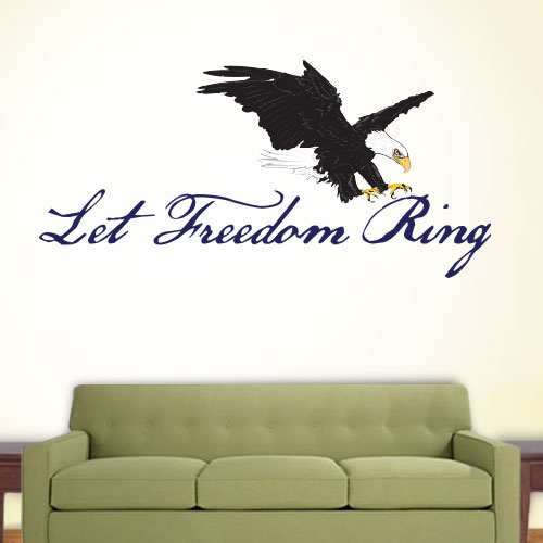 View ProductLet Freedom Ring Wall Decal