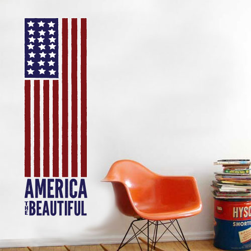 View ProductFlag America Wall Decal