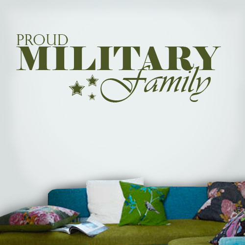 View ProductProud Military Family Wall Decal