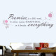 Promise Is A Big Word Wall Decal