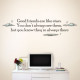 Good Friends Are Like Stars Wall Decal