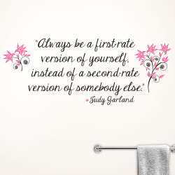 Always Be A First Rate Version Of Yourself Wall Decal