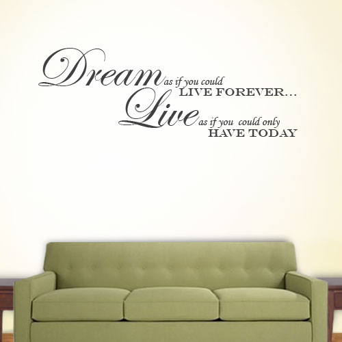 View ProductDream As If You Could Wall Decal