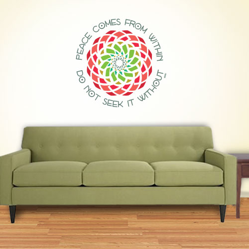 View ProductPeace Seeking Wall Decal