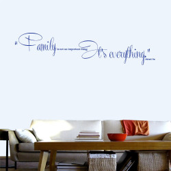 Family Is Not Wall Decal