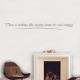 There Is Nothing Wall Decal