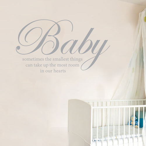 View ProductBaby Sometimes Wall Decal