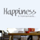 Happiness Is Homemade Wall Decal