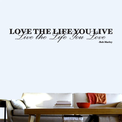 View ProductLove The Life Wall Decal
