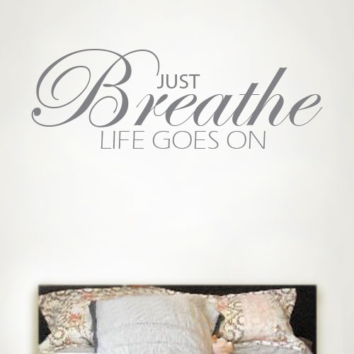 View ProductJust Breathe Wall Decal