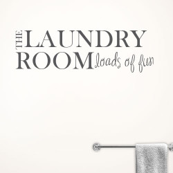 The Laundry Room Wall Decal