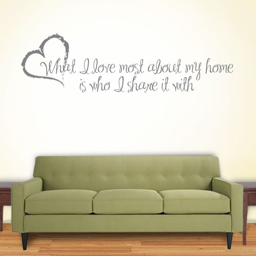 View ProductWhat I Love Wall Decal