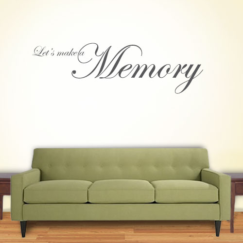 View ProductLets Make A Memory Wall Decal