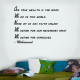Our True Wealth Wall Decal