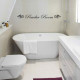 Powder Room Sign Wall Decal