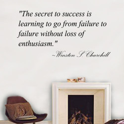 The Secret To Success Wall Decal