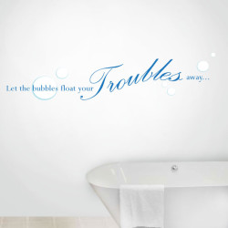Let The Bubbles Wall Decal