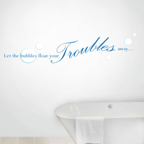 View ProductLet The Bubbles Wall Decal