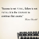 Success Is Not Final Wall Decal