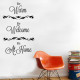 A Warm Welcome Home Wall Decal