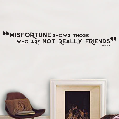 View ProductMisfortune Really Friends Wall Decal