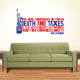 Death And Taxes Wall Decal