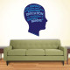 Education Requires Brains Wall Decal