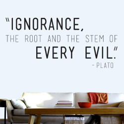 Ignorance Every Evil Wall Decal