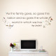 Family Goes Wall Decal