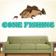 Gone Fishing Wall Decal
