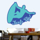 Surfs Up Wall Decal