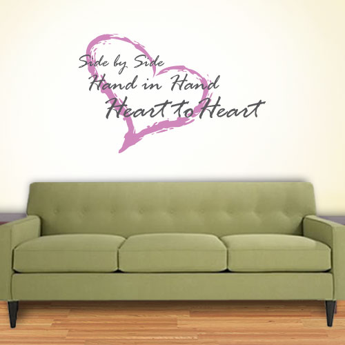 View ProductSide By Side Wall Decal