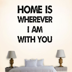 Home Is Where Wall Decal