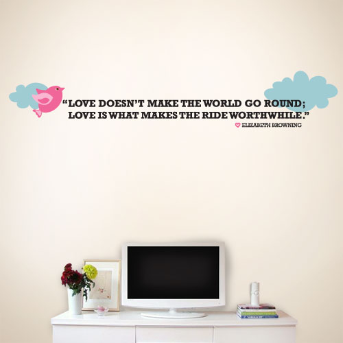 View ProductLove Worth While Wall Decal