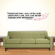 Friendship Love Subsides Wall Decal