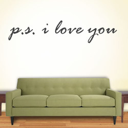 P S I Love You Wall Decal