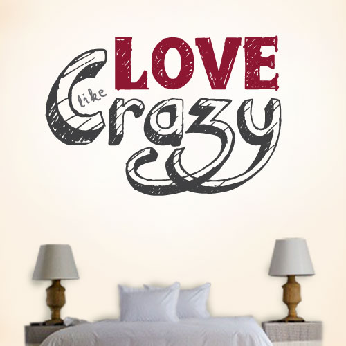 View Product Love Like Crazy Wall Decal