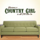 Because A Country Wall Decal