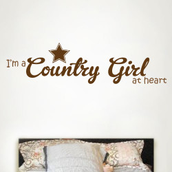 Im A Country Wall Decal