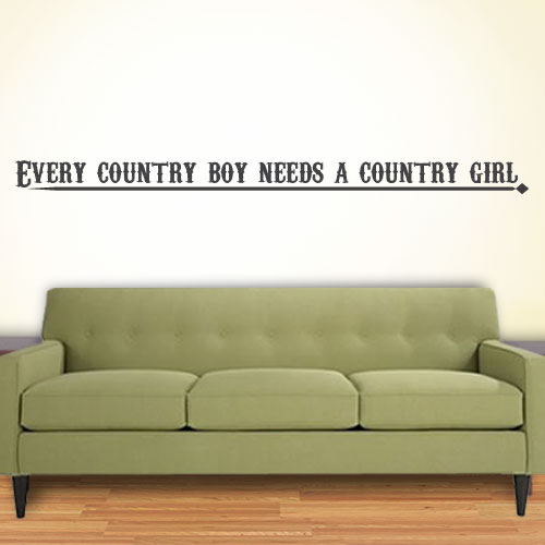 View ProductEvery Country Boy Wall Decal