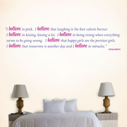 I Believe In Wall Decal