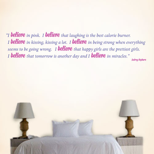 View ProductI Believe In Wall Decal