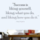 Success Is Liking Wall Decal
