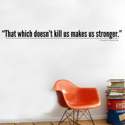 That Which Doesnt Kill You Wall Decal