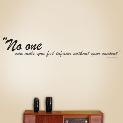 No One Can Make You Feel Wall Decal