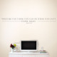 Whether You Think Wall Decal