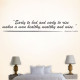 Early To Bed Wall Decal